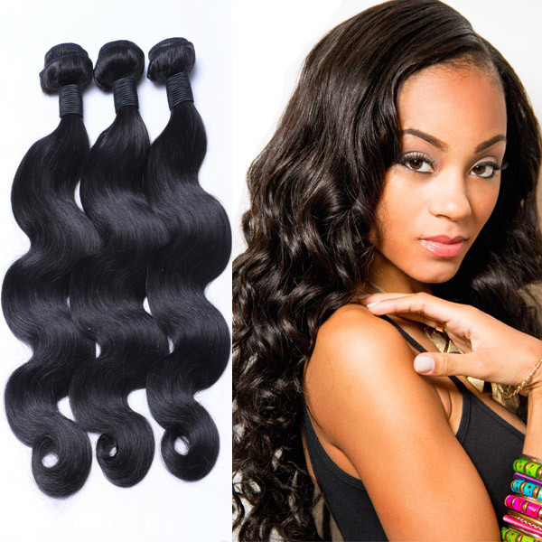 100 percent human hair material and virgin hair beautiful body wave  YL081